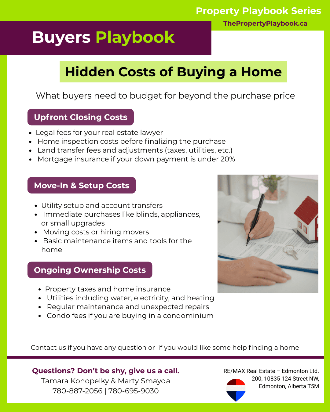 Cover of the Hidden Costs of Buying a Home buyer guide