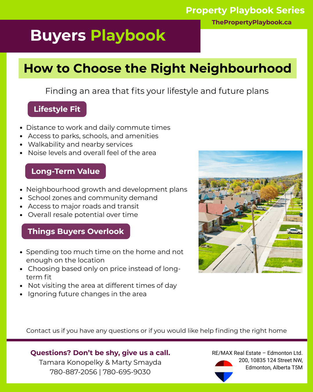 Cover of the How to Choose the Right Neighbourhood buyer guide