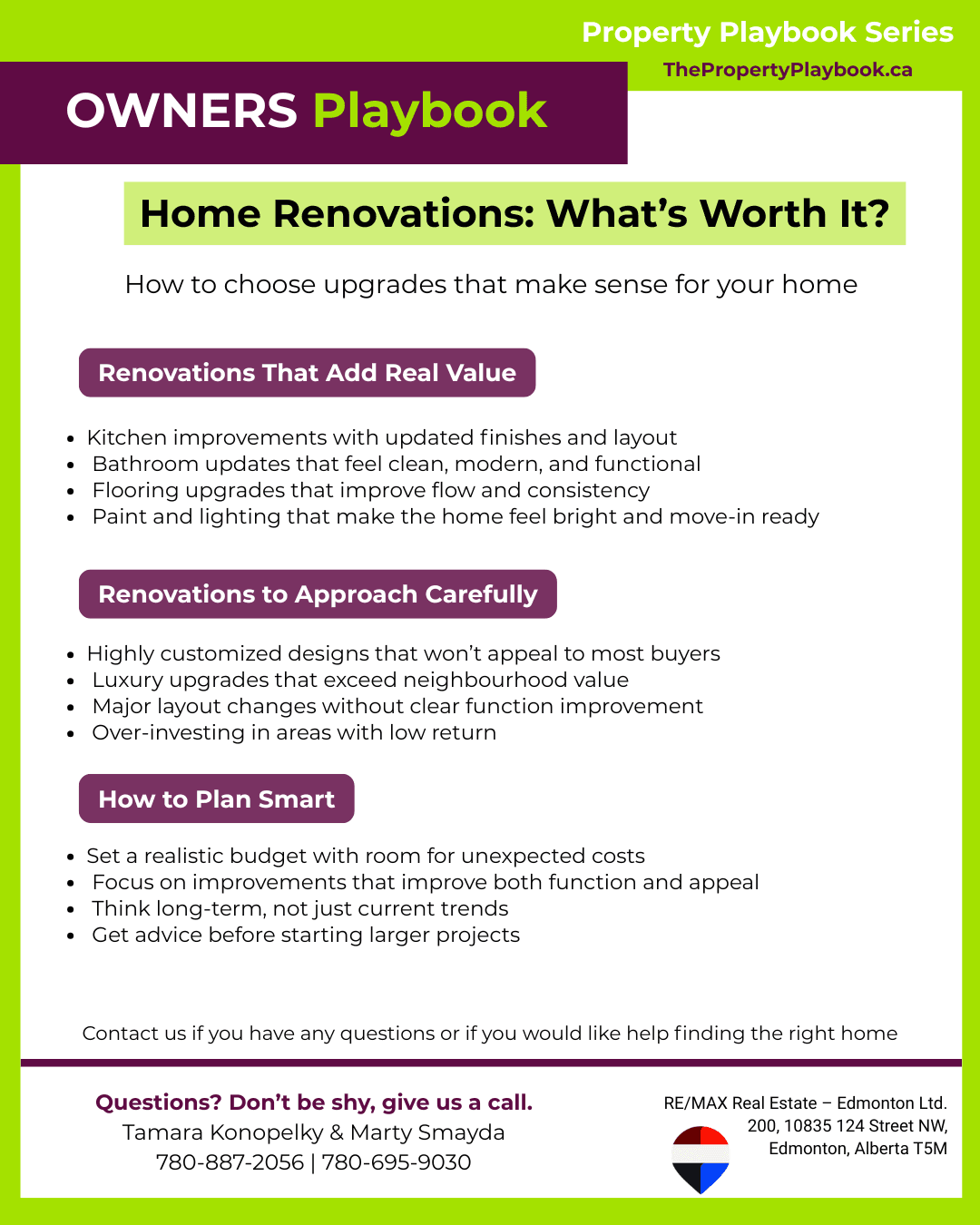 Cover of the Home Renovations: What's Worth It homeowner guide