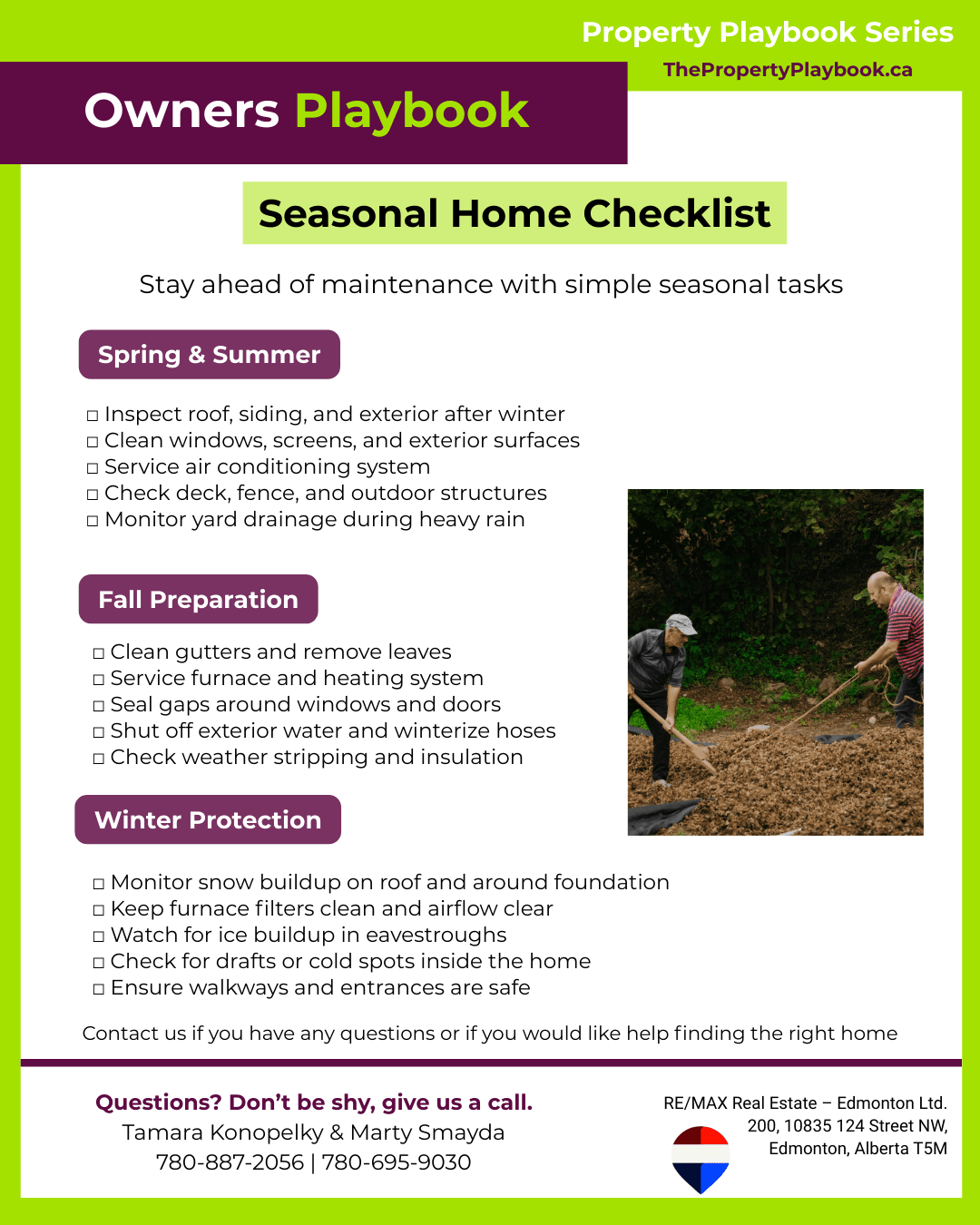 Cover of the Seasonal Home Checklist homeowner guide